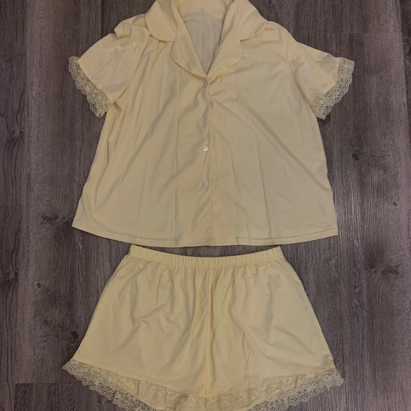 Luvlette  Butter Yellow PJ Set - Picture 1 of 3
